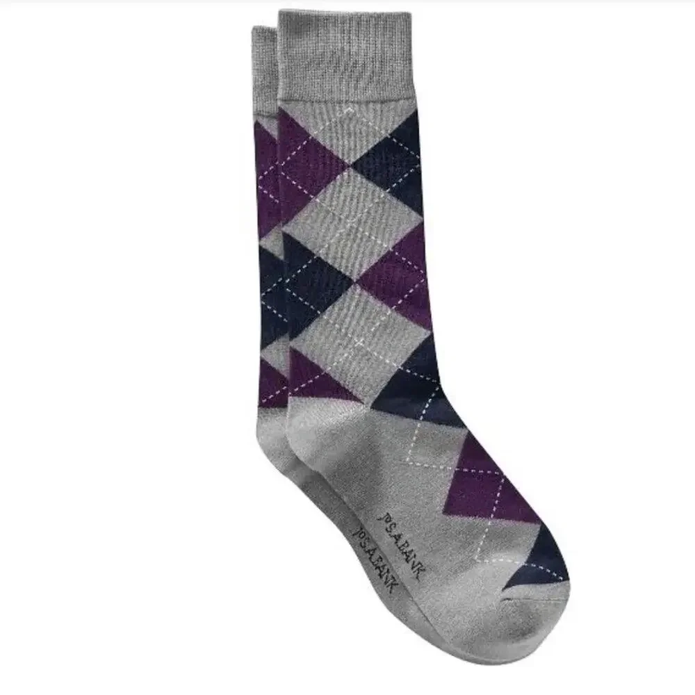 Jos. A. Bank Cow Bow Tie and Argyle Socks Gift Set